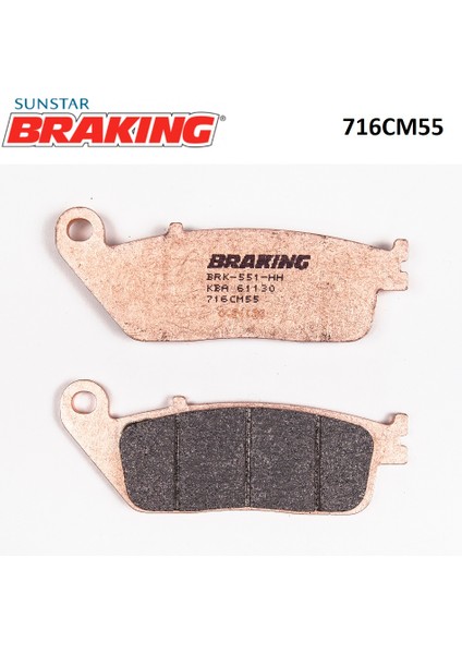 Sinterli Ön Fren Balatası / Yamaha / Wr R / x / 125CC / Ön / 2009-2010-2011-2012-2013-2014-2015