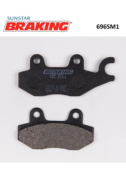 Yarı Metalik Fren Balatası / Trıumph / Trophy Se / 1215CC / Arka / 2013-2014-2015-2016