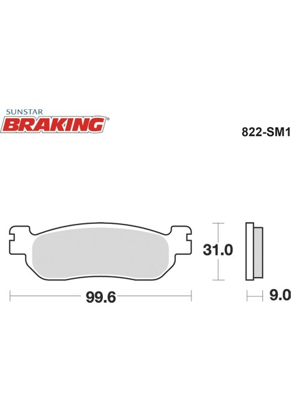 Yarı Metalik Arka Fren Balatası / Yamaha / Yzf R6 / 600CC / Arka / 1999-2000-2001-2002-2003-2004-2005-2006-2007-2008-2009-2010-2011-2012-2013-2014-2015-2016-2017-2018-2019-2020 fiyatları