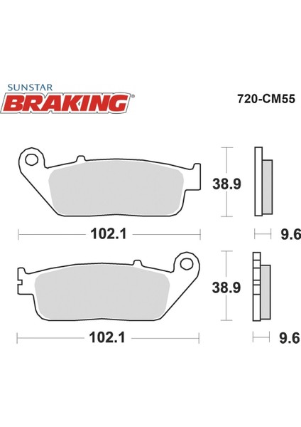 Sinterli Ön Fren Balatası / Kymco / Downtown I / 300CC / Ön / 2009-2010-2011-2012-2013-2014-2015-2016-2017 fiyatları