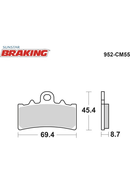Sinterli Ön Fren Balatası / Ktm / Rc / 390CC / Ön / 2014-2015-2016-2017-2018-2019-2020-2021-2022 fiyatları