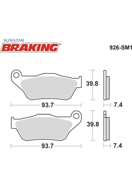 Yarı Metalik Ön Fren Balatası / Yamaha / X-Max / 250CC / Ön Sağ / 2005-2006-2007-2008-2009 fiyatları