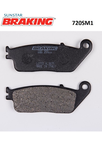 Yarı Metalik Fren Balatası / Kymco / Downtown I / 300CC / Ön / 2009-2010-2011-2012-2013-2014-2015-2016-2017