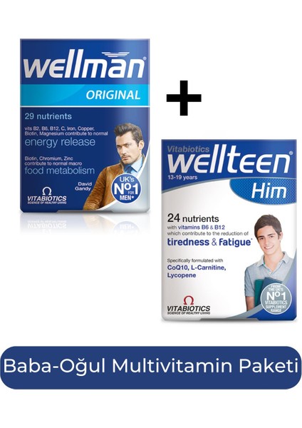 + Wellteen Him Baba-Oğul Multivitamin