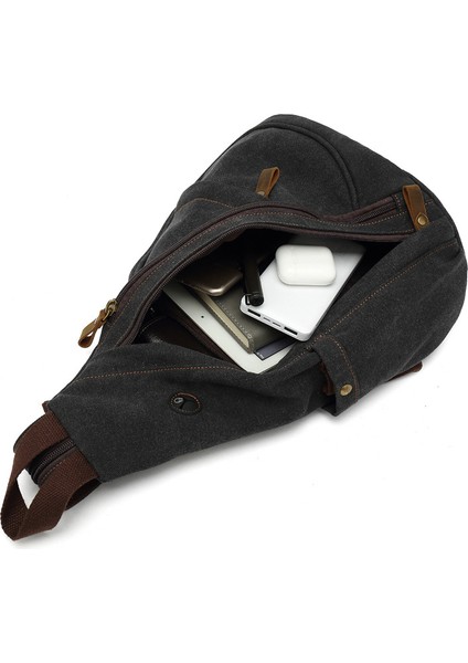 Yeni Erkek Çok Fonksiyonlu Büyük Kapasiteli Kanvas Omuz Messenger Çanta (Yurt Dışından) fiyatları