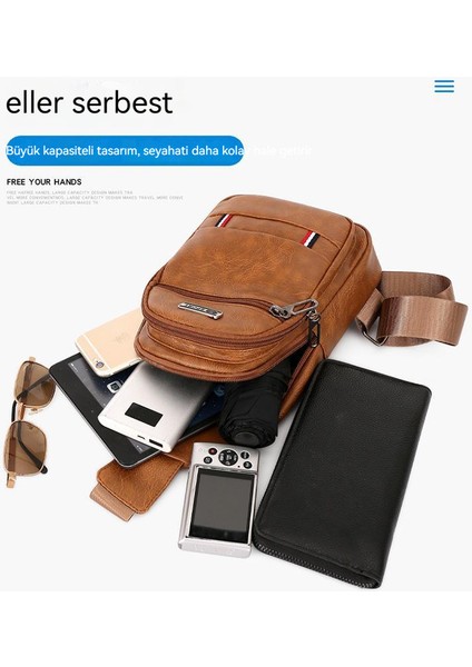 Yeni Erkek Haberci Sandığı Günlük Moda Omuz Çantası (Yurt Dışından) fırsatları