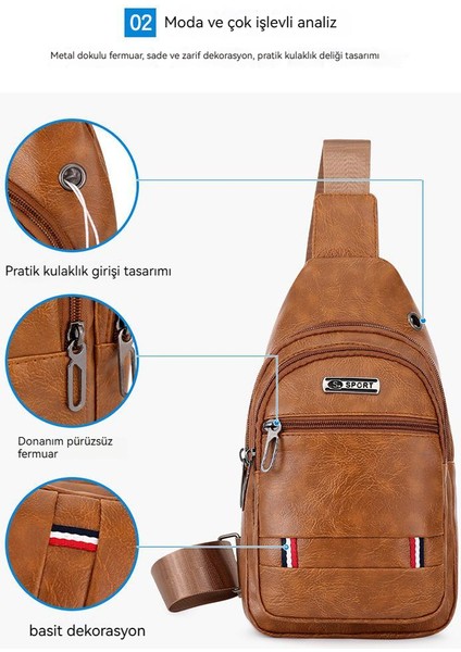 Yeni Erkek Haberci Sandığı Günlük Moda Omuz Çantası (Yurt Dışından) modelleri