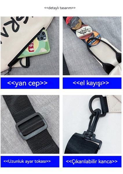 Erkek Spor Moda Günlük Messenger Omuz Çantası (Yurt Dışından)