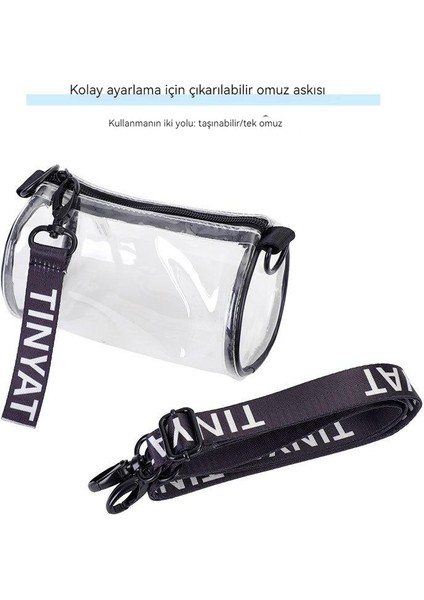 Moda Su Geçirmez Pvc Jöle Çanta Messenger Mini Duffel Çanta (Yurt Dışından)