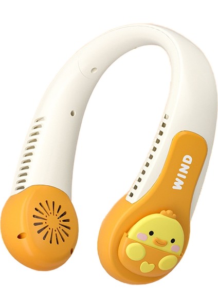 Hiçbir Yaprak Asılı Boyun Tembel Taşınabilir Şarj Edilebilir Fan USB Şarj Edilebilir (Yurt Dışından)