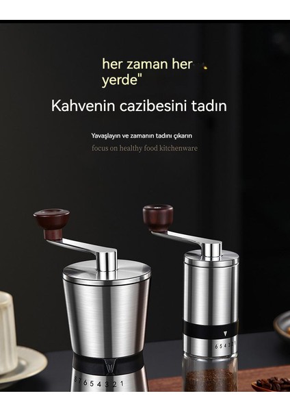6 Konumlu El Kranklı Ayrılabilir Taşınabilir Öğütücü (Yurt Dışından)