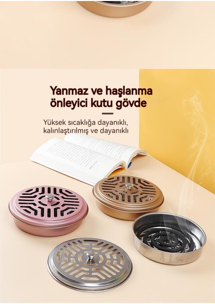 Ev Paslanmaz Çelik Ferforje Çelik Yanmaz Spiralli Sivrisinek Kovucu Kutusu (Yurt Dışından) fiyatları