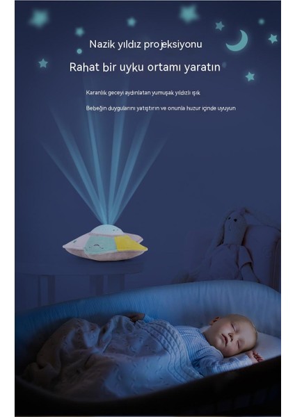 Bebek Uyku Peluş Pentagram Projektör Lambası (Yurt Dışından)