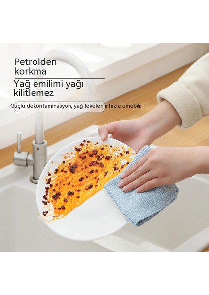 Ultra Ince Fiber Büyük Emici Mutfak Bulaşık Bezi Tek Kullanımlık Ovma Pedi-20 Adet (Yurt Dışından) modelleri