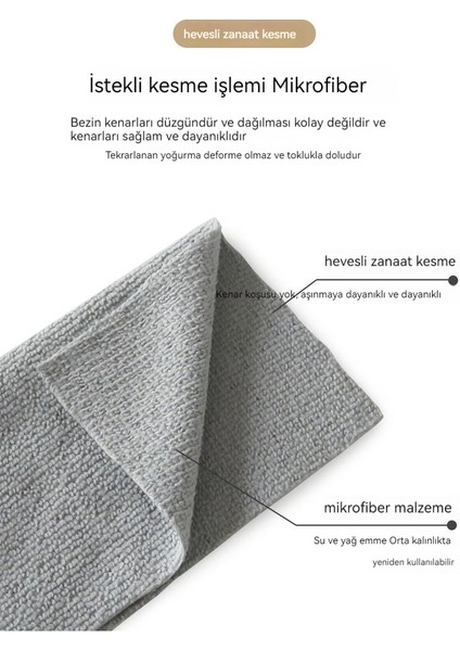 Ultra Ince Fiber Büyük Emici Mutfak Bulaşık Bezi Tek Kullanımlık Ovma Pedi-20 Adet (Yurt Dışından) fırsatları