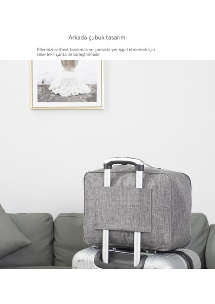 Kısa Mesafe Seyahat Saklama Çantası Bagaj Çantası Tekerlekli Çanta Ayarlanabilir (Yurt Dışından) fırsatları