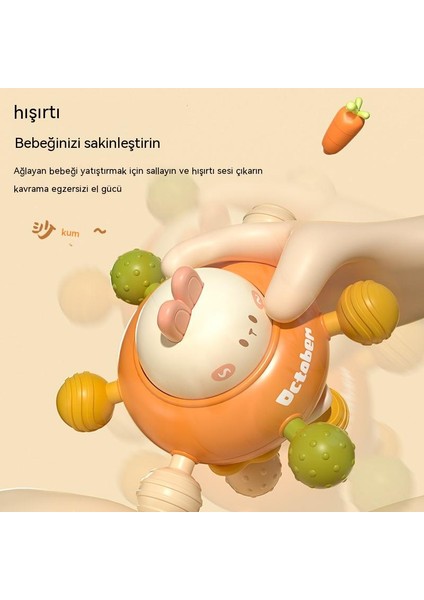 Bebek Çıngırak Diş Çıkarma Topu Dokunsal Oyuncaklar (Yurt Dışından)