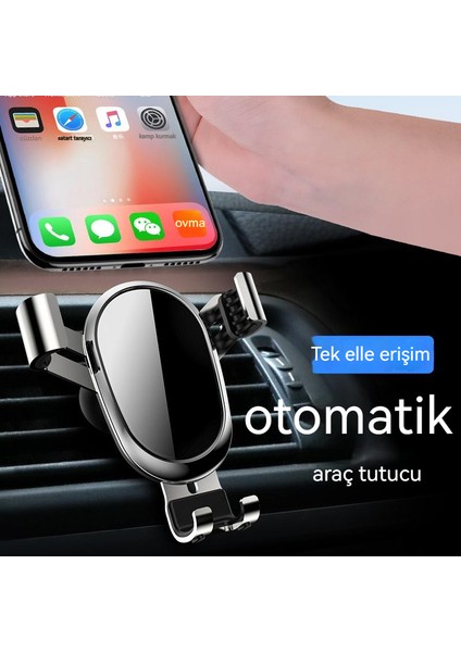 Yeni Araba Hava Çıkışı Geçmeli Metal Yerçekimi Araç Telefonu Tutucu (Yurt Dışından) fiyatları