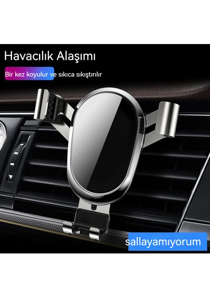 Yeni Araba Hava Çıkışı Geçmeli Metal Yerçekimi Araç Telefonu Tutucu (Yurt Dışından) indirimleri