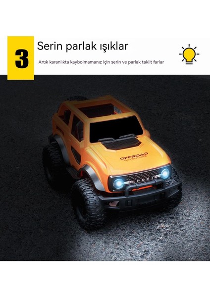 518-01 1/16 Uzaktan Kumandalı Off-Road Oyuncak Araba (Yurt Dışından)