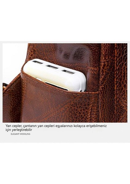 Btm Kadın Yumuşak Deri Sırt Çantası (Yurt Dışından)