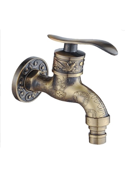 Vintage Fetter Duvara Monte Dekoratif Bahçe Lavabo Bataryası (Yurt Dışından)