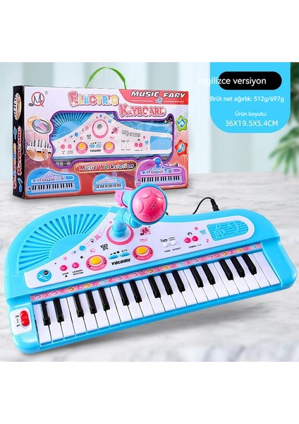 Yeni Çocuk Elektronik Organı Kkmoon 37 Tuş (Yurt Dışından)