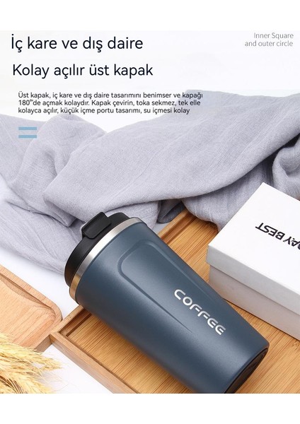 510ML Paslanmaz Çelik Vakumlu Kupa (Yurt Dışından)