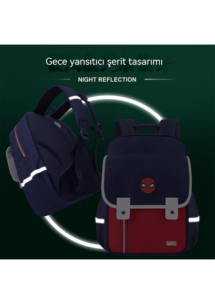 Ilkokul Öğrencileri Için Ultralight Spider-Man Captain America Sırt Çantası (Yurt Dışından)