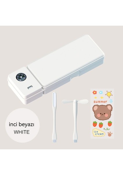 Fan Küçük Masa Lambası Fonksiyonlu Kalem Kutusu ile Çok Fonksiyonlu Ilkokul Öğrencileri (Yurt Dışından)