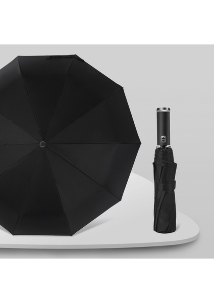On-Bone Güneş Koruması ve El Feneri Fonksiyonlu Uv Korumalı Vinil Otomatik Şemsiye (Yurt Dışından)