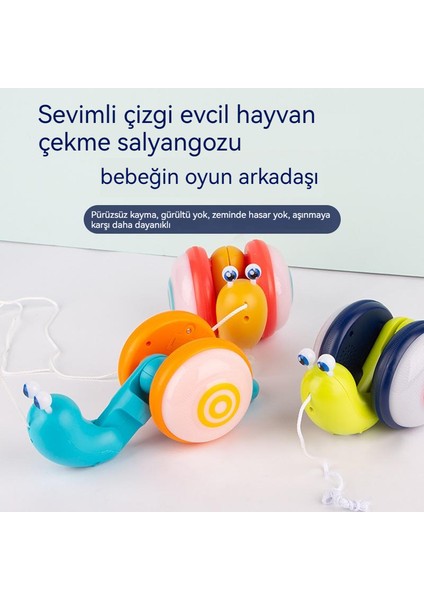 Çocuk Ipi Salyangoz Eğitici Hafif Müzikli Oyuncak (Yurt Dışından)