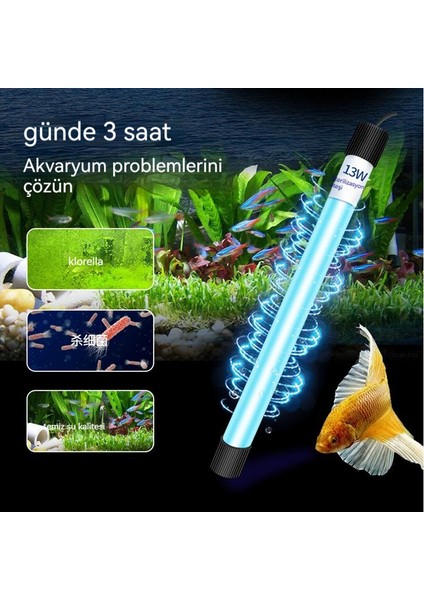 Balık Tankı Akvaryum Ultraviyole Yosun Dezenfeksiyon Lambası (Yurt Dışından) fiyatları