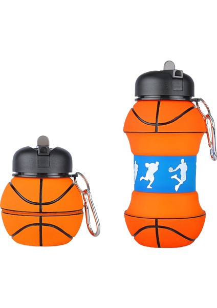 Doğa Sporları Dake 550ML Basketbol Şekilli Çocuklar Için Su Şişesi (Yurt Dışından)