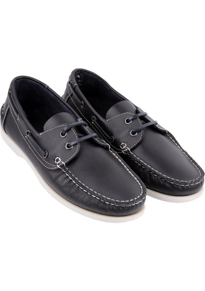 Marcomen 15544 Lacivert Loafer Deri Ayakkabı