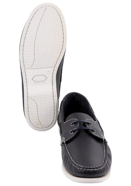 Marcomen 15544 Lacivert Loafer Deri Ayakkabı