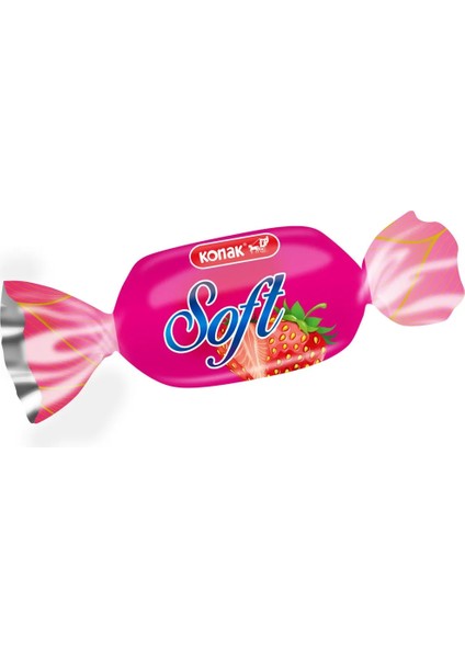 Soft Meyve Dolgulu Yumuşak Şeker 1000 gr
