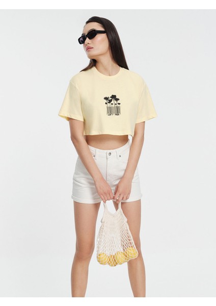 Loose Crop Bayan Tshirt K.kol