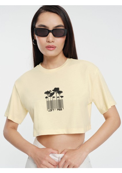 Loose Crop Bayan Tshirt K.kol