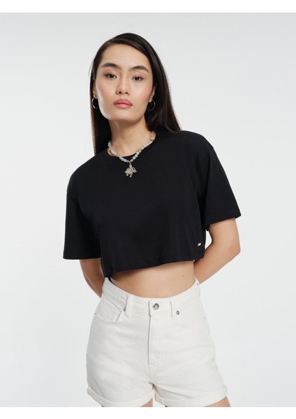 Loose Crop Bayan Tshirt K.kol