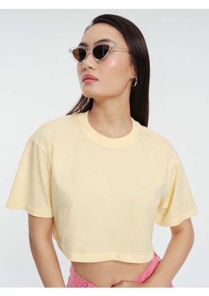 Loose Crop Bayan Tshirt K.kol