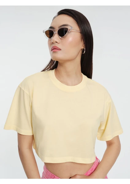 Loose Crop Bayan Tshirt K.kol