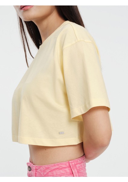 Loose Crop Bayan Tshirt K.kol