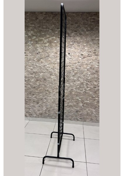 Manken İstanbul Siyah Tel Pano Standı 90X190 cm Bijuteri Standı Çorap Standı Telefon Standı Aksesuar Standı