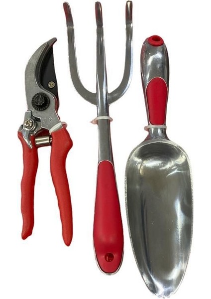 Max Garden 820298 Budama Makası Çapa ve Kürek Seti