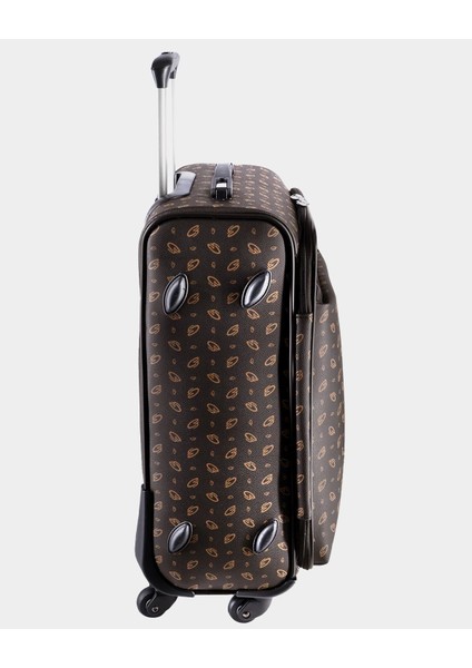 Çantaş Cs Baskılı 4 Tekerlekli Büyük Boy Valiz 555-016 Kahverengi modelleri