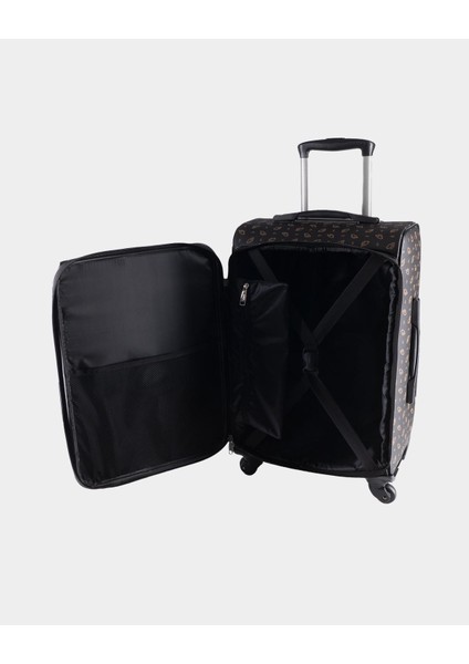 Çantaş Cs Baskılı 4 Tekerlekli Büyük Boy Valiz 555-016 Kahverengi indirimleri