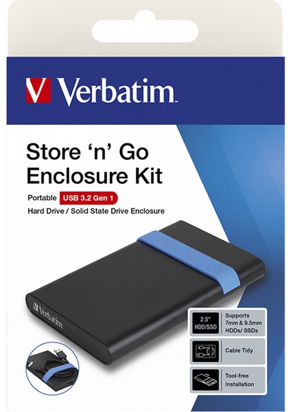 53106 - Harddisk Kutusu 2,5" Usb 3.2 Bağlantılı