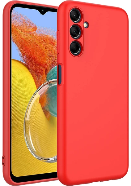 Case 4U Galaxy M14 Kılıf Kamera Korumalı Içi Kadife Logosuz Mara Lansman Silinebilir Kılıf