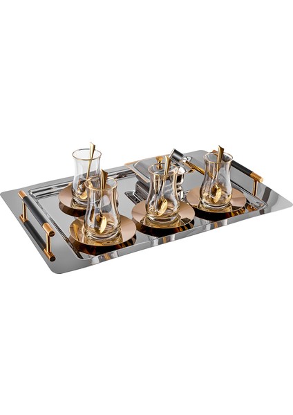 Karaca Maçka 40 Parça 12 Kişilik Çay Seti